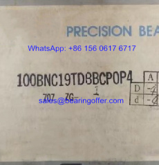 100BNC19 Spindle Bearing 100x140x20 Ball Bearing 100BNC19TDBBCP0P4 - Stock for Sale