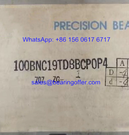 100BNC19 Spindle Bearing 100x140x20 Ball Bearing 100BNC19TDBBCP0P4 - Stock for Sale