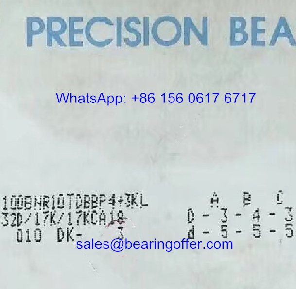100BNR10TDBBP4+3KL Spindle Bearing 100*150*24 Ball Bearing - Stock for Sale