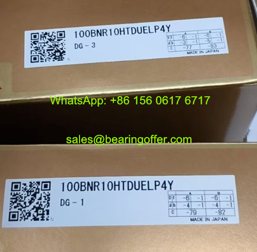 100BNR10HTDUELP4Y Spindle Bearing 100x150x24 Ball Bearing 100BNR10H - Stock for Sale