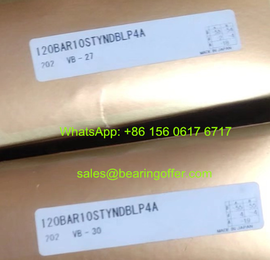 120BAR10STYNDBLP4A Spindle Bearing 120x180x27 Ball Bearing 120BAR10 - Stock for Sale