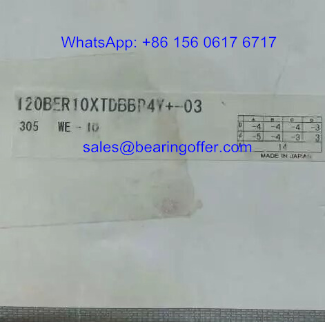 120BER10XTDBBP4Y+-03 Spindle Bearing 120*180*28 Ball Bearing - Stock for Sale