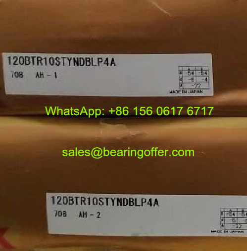120BTR10STYNDBLP4A Spindle Bearing 120x180x54 Ball Bearing 120BTR10 - Stock for Sale