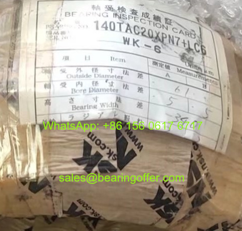 140TAC20XPN7+LC6 Thrust Bearing 140x210x84 Ball Bearing 140TAC20 - Stock for Sale