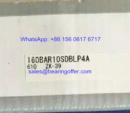 160BAR10SDBLP4A Spindle Bearing 160x240x72 Ball Bearing 160BAR10 - Stock for Sale