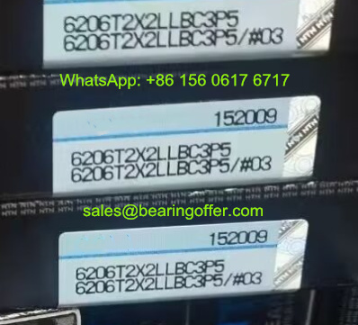 6206T2X2LLBC3P5 Deep Groove Ball Bearing 30x62x16mm - Stock for Sale