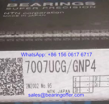 7007UCG/GNP4 Spindle Bearing 35x62x14 Ball Bearing 7007 - Stock for Sale