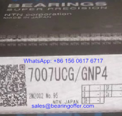 7007UCG/GNP4 Spindle Bearing 35x62x14 Ball Bearing 7007 - Stock for Sale