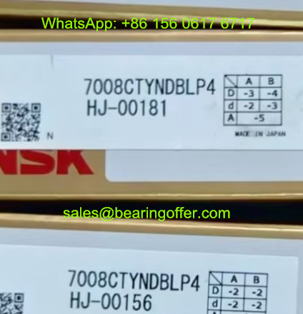 7008CTYNDBLP4 Spindle Bearing 40x68x30 Ball Bearing 7008 - Stock for Sale