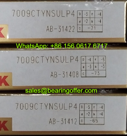 7009CTYNSULP4 Spindle Bearing 45x75x16 Ball Bearing 7009C - Stock for Sale
