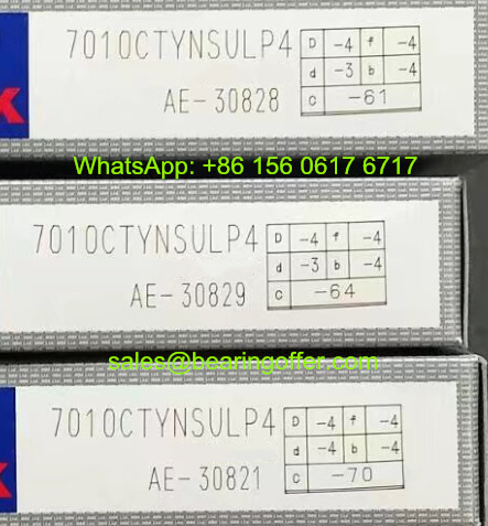 7010CTYNSULP4 Spindle Bearing 50*80*16 Ball Bearing 7010C - Stock for Sale