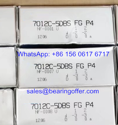 7012C-5DBS FG P4 Spindle Bearing 60x95x18 Ball Bearing 7012C - Stock for Sale