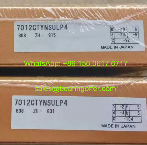 7012CTYNSULP4 Spindle Bearing 60x95x18 Ball Bearing 7012C - Stock for Sale