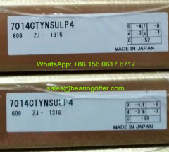 7014CTYNSULP4 Machine Tools Bearing 70x110x20 Ball Bearing 7014C SULP4 - Stock for Sale