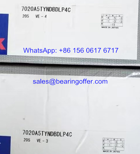 7020A5TYNDBDLP4C Spindle Bearing 7020A5 Ball Bearing - Stock for Sale