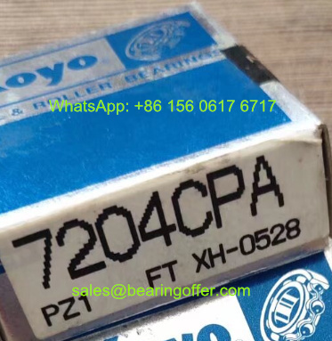 7204CPA Angular Contact Ball Bearing 20x47x14 Rolling Bearing - Stock for Sale