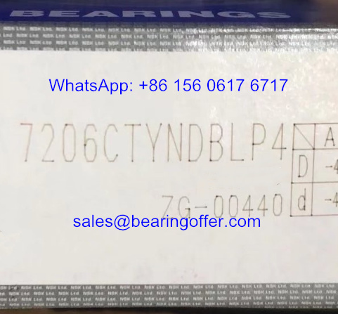 7206CTNYDBLP4 Spindle Bearing 30x62x32 Ball Bearing 7206C - Stock for Sale