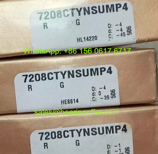 7208CTNYSUMP4 Spindle Bearing 40x80x18 Ball Bearing 7208C - Stock for Sale