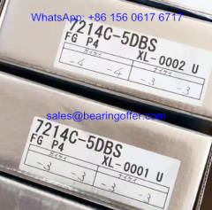 7214C-5DBS FG P4 Spindle Bearing 70x125x24 Ball Bearing 7214C-5 - Stock for Sale