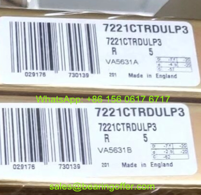 7221CTRDULP3 Spindle Bearing 105x190x36 Ball Bearing 7221C - Stock for Sale