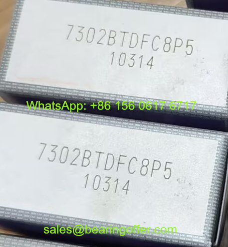 7302BTDFC8P5 Spindle Bearing 15x42x13 Ball Bearing 7302B - Stock for Sale