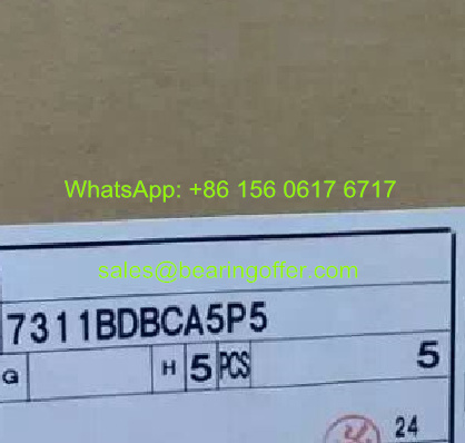 7311BDBCA5P5 Angular Contact Bearing 55x120x29 Ball Bearing 7311B - Stock for Sale