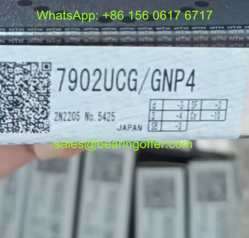 7902UCG/GNP4 Spindle Bearing 15x28x7 Ball Bearing 7902 - Stock for Sale