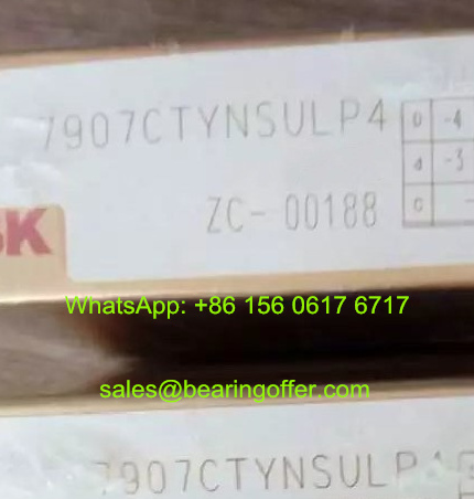 7907CTYNSULP4 Spindle Bearing 35x55x10 Ball Bearing 7907C - Stock for Sale