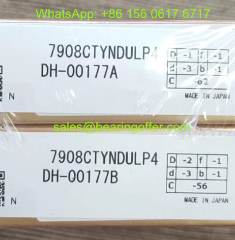 7908CTYNDULP4 Spindle Bearing 40x62x12 Ball Bearing 7908C - Stock for Sale
