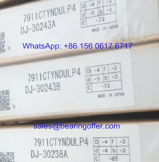 7911CTYNDULP4 Spindle Bearing 55x80x13 Ball Bearing 7911C - Stock for Sale