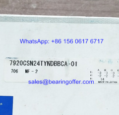 7920CSN24TYNDBBCA-01 Spindle Bearing 100x140x80 Ball Bearing 7920C - Stock for Sale