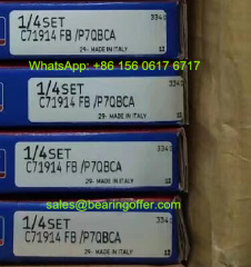 C71914FB/P7QBCA Spindle Bearing 70x100x16 Ball Bearing C71914 - Stock for Sale