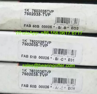 7602035-TVP Angular Contact Bearing 35x72x17 Ball Bearing 7602035TVP - Stock for Sale