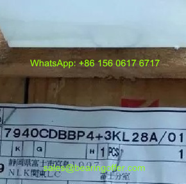 7940CDBBP4+3KL28A/01 Spindle Bearing 200x280x38 Ball Bearing 7940C - Stock for Sale