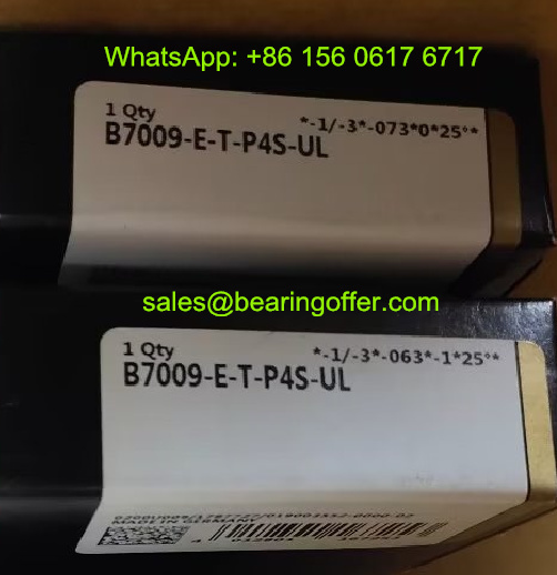B7009-E-T-P4S-UL Spindle Bearing 45*75*16 Ball Bearing - Stock for Sale