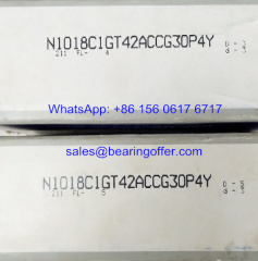 N1018C1GT42ACCG30P4Y Spindle Bearing N1018C1G CCG30P4Y Roller Bearing - Stock for Sale