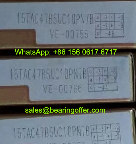 15TAC47BSUC10PN7B Ball Screw Support Bearing 15*47*15 Ball Bearing - Stock for Sale