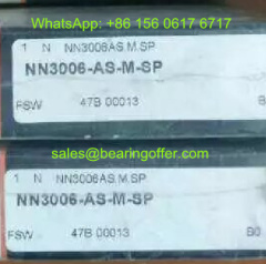 NN3006-AS-M-SP Spindle Bearing 30x55x19 Roller Bearing NN3006 - Stock for Sale