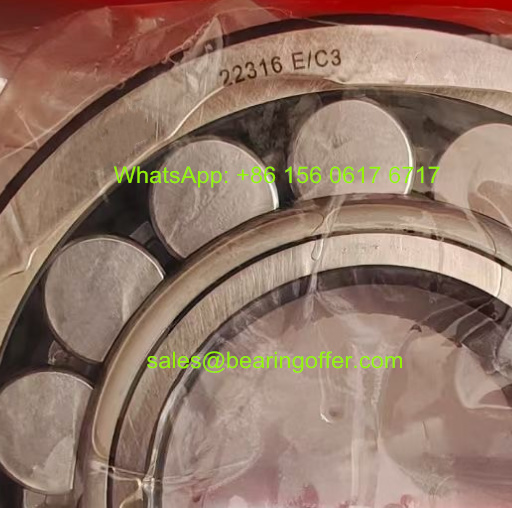 22316E/C3 Spherical Roller Bearing 80x170x58 Rolling Bearing - Stock for Sale