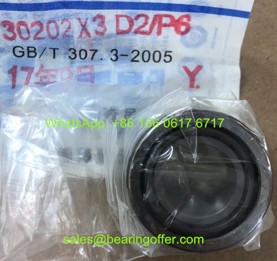 30202X3D2/P6 Automotive Bearing 30202X3D2 Roller Bearing - Stock for Sale
