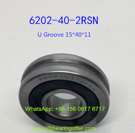 6204-40-2RSN U-Groove Ball Bearing 15x40x11 Rolling Bearing - Stock for Sale