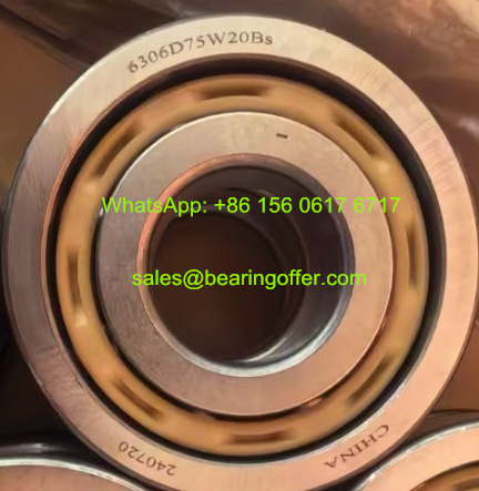 6306D75W20BS Automotive Bearing 30x75x20 Ball Bearing - Stock for Sale