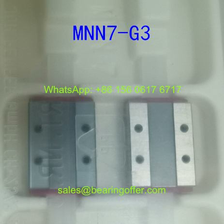 MNN7 Guideway Carriage 17x24.6x6.5 Runner Block MNN7-G3 - Stock for Sale