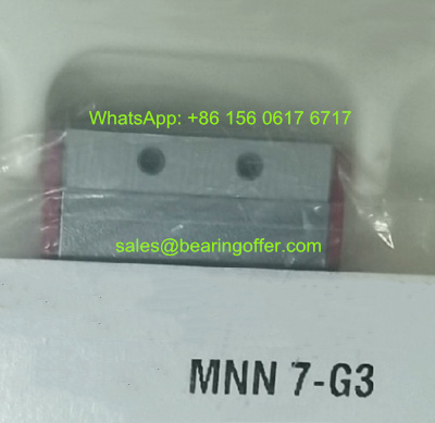 MNN7 Guideway Carriage 17x24.6x6.5 Runner Block MNN7-G3 - Stock for Sale