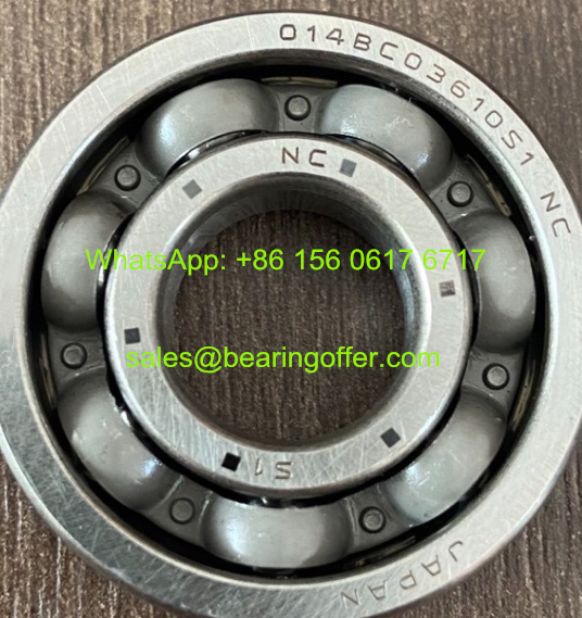 014BC03610S1 Gearbox Bearing 15x37x10 Ball Bearing 014BC03610 - Stock for Sale