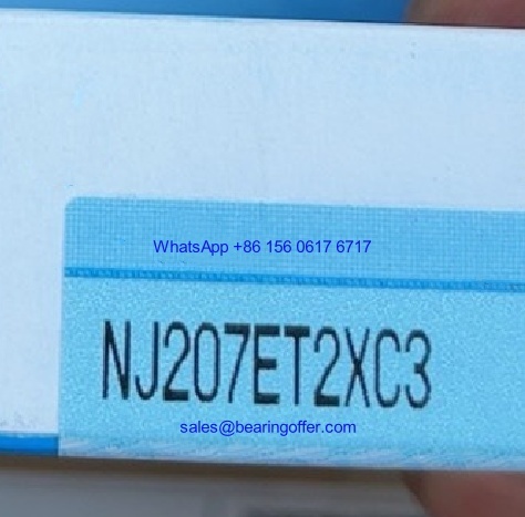 NJ207ET2XC3 Cylindrical Roller Bearing 35*72*17 Rolling Bearing NJ207ET2X - Stock for Sale