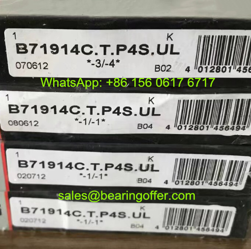 B71914C.T.P4S.UL Spindle Bearing 70x100x16 Ball Bearing B71914-C-T-P4S-UL - Stock for Sale