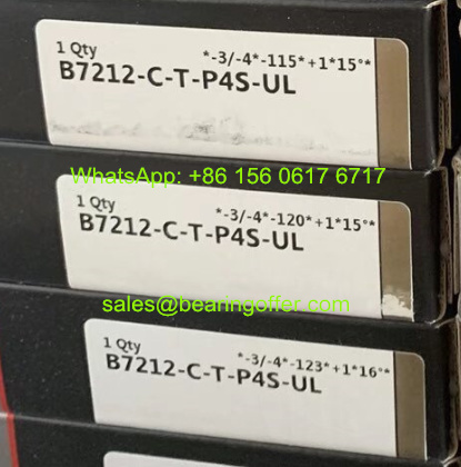 B7212-C-T-P4S-UL Spindle Bearing 60x110x22 Ball Bearing - Stock for Sale