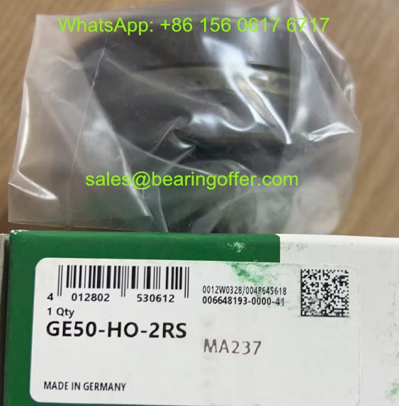 GE50-HO-2RS Spherical Plain Bearing 50x75x43 Rolling Bearing GE50HO - Stock for Sale