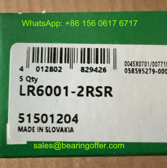 LR6001-2RSR Cam Follower Bearing 12x30x8 Ball Bearing 51501204 - Stock for Sale